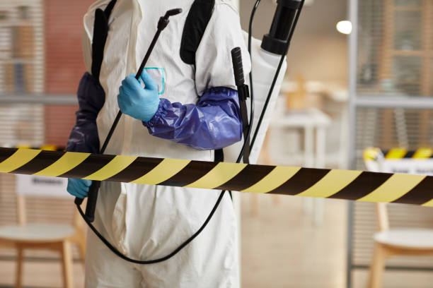 Professional Biohazard technician working in Summerfield, FL